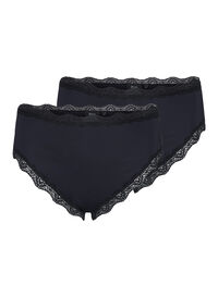 2-pack Brazilian briefs with lace