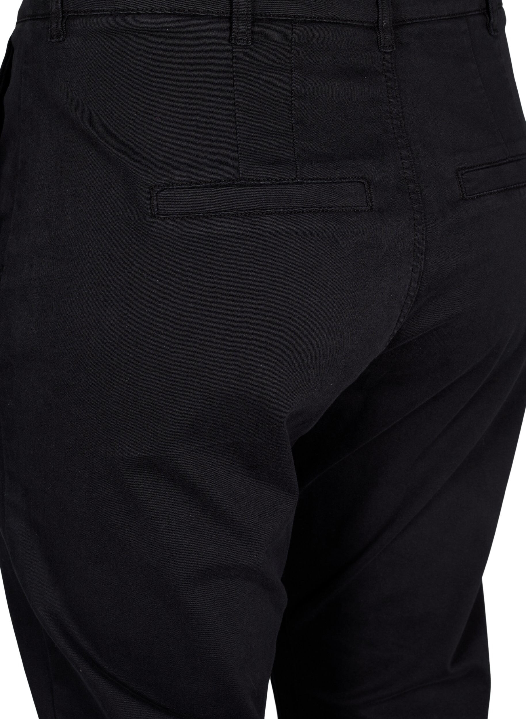 Zizzifashion Cotton chinos, Black, Packshot image number 3