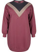 Long sweatshirt with colourblock, Rose B. Color Block, Packshot image number 0