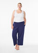 7/8 modal mix pants with pockets, Blue, Model image number 0