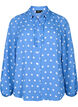 Dotted shirt with ruffles, River S. White Dot, Packshot image number 0