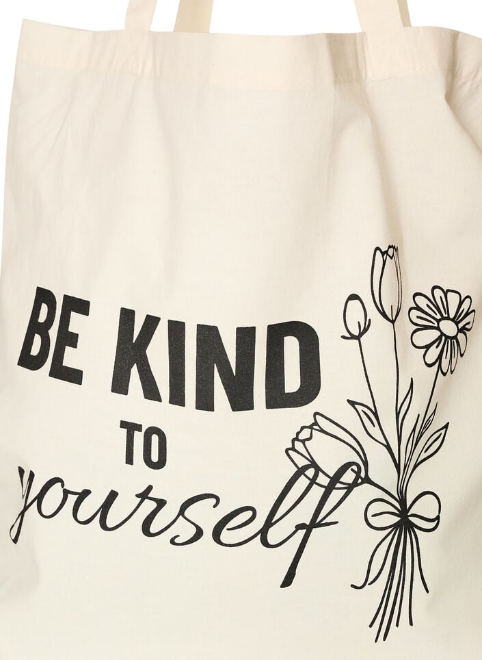 Tote bag with print, Black, Packshot image number 2