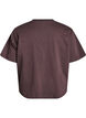 Boxy cotton t-shirt, Brown, Packshot image number 1
