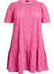 FLASH - Short jersey dress with eyelet pattern, Ibis Rose, Packshot image number 0