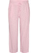 Organic cotton pyjama bottoms with eyelet embroidery, Pink, Packshot image number 0