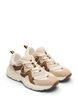 Wide fit - Trainers with contrast lace details, Beige, Packshot image number 1