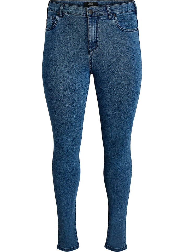 Amy high-waisted super slim fit jeans, Blue, Packshot image number 0