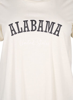 Cotton T-shirt with text, Antique W. Alabama, Packshot image number 2