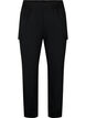 Cargo trousers with elastic waist, Black, Packshot image number 0