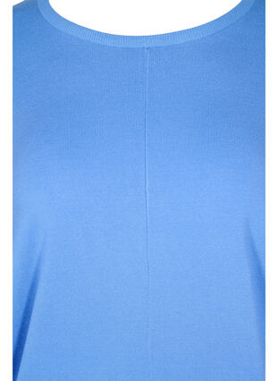 Knitted jumper with round neckline, Ultramarine, Packshot image number 2