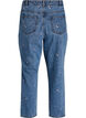 Mille mom fit jeans with embroidery, Blue, Packshot image number 1