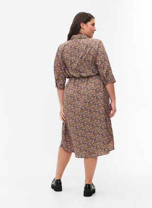 FLASH - Shirt dress with print, Multi Ditsy, Model image number 1