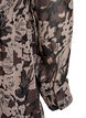 Short A-line dress with floral print, Black, Packshot image number 3