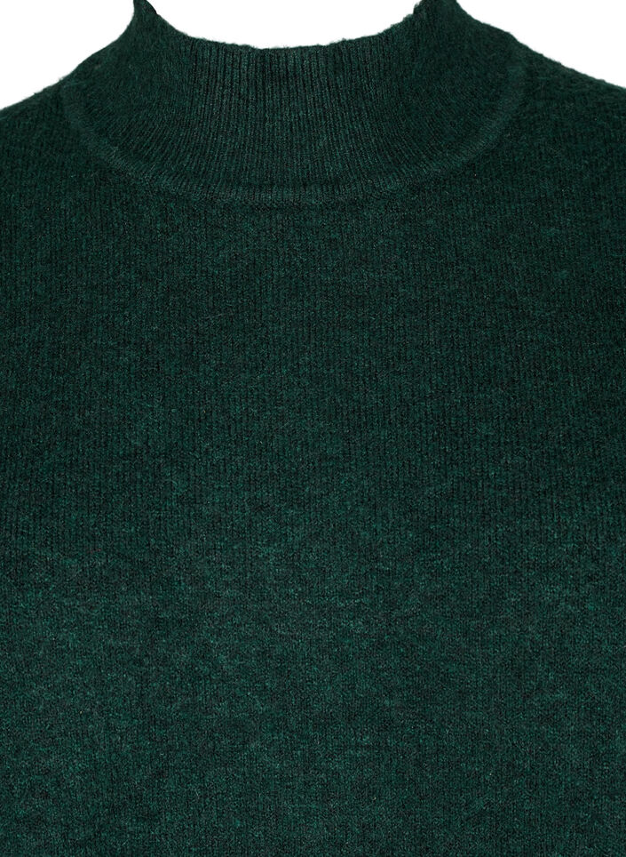 Knitted jumper with ribbed edges, Scarab Mel., Packshot image number 2