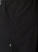 Loose cotton shorts with pockets, Black, Packshot image number 3