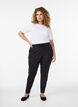 Cropped Maddison trousers, Black, Model image number 0