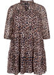 Tunic with leo print and lurex, Leopard AOP, Packshot image number 0