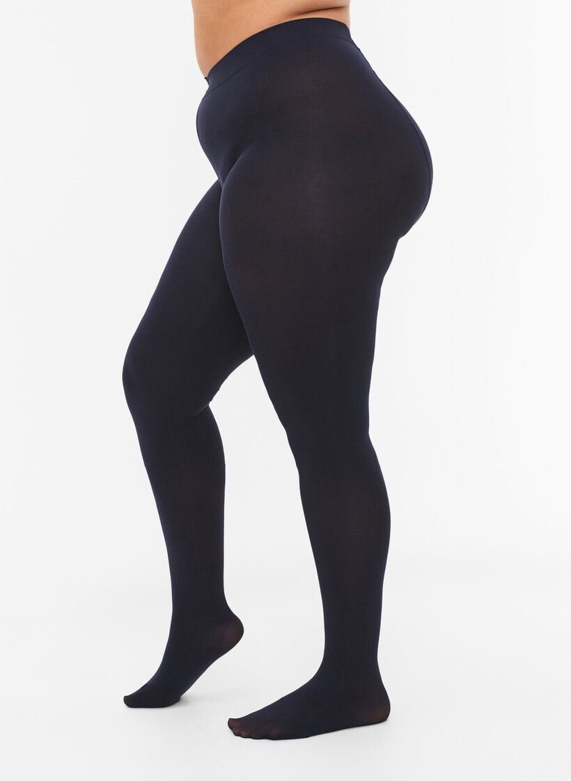 100 denier tights, Blue, Model image number 0