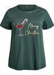 Christmas t-shirt in organic cotton, Green, Packshot image number 0