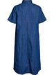 Midi-length denim shirt dress, Blue, Packshot image number 1