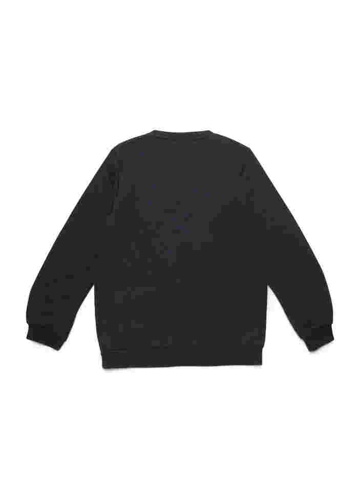 Christmas sweater for kids, Black Decoration, Packshot image number 1