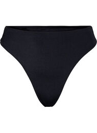 Bikini thong with regular waist, Black, Packshot