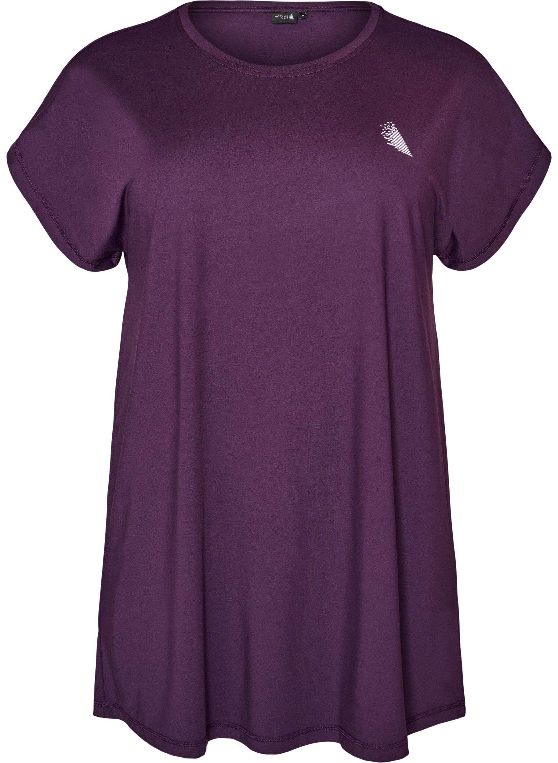 ZizzifashionLong workout T-shirt, Purple, Packshot image number 0