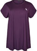 Long workout T-shirt, Purple, Packshot image number 0