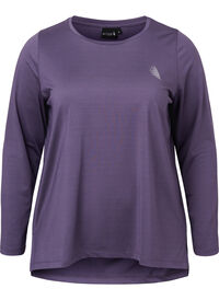 Long-sleeved training blouse with structure