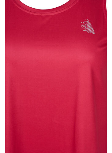 Plain-coloured sports top with round neck, Jazzy, Packshot image number 2