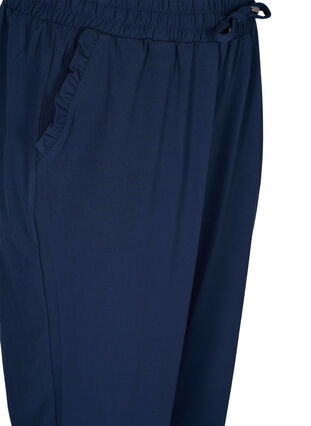 Trousers with pockets and elasticated waist, Night Sky, Packshot image number 2