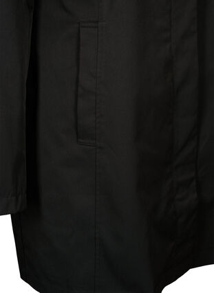Jacket with pockets and high collar, Black, Packshot image number 3