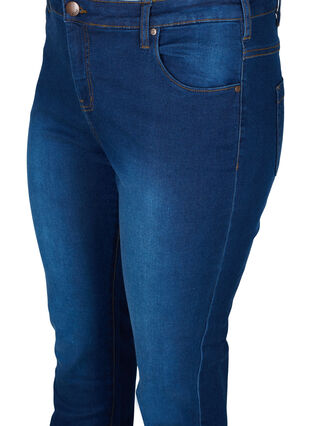 Slim fit Emily jeans with normal waist, Blue Denim, Packshot image number 2