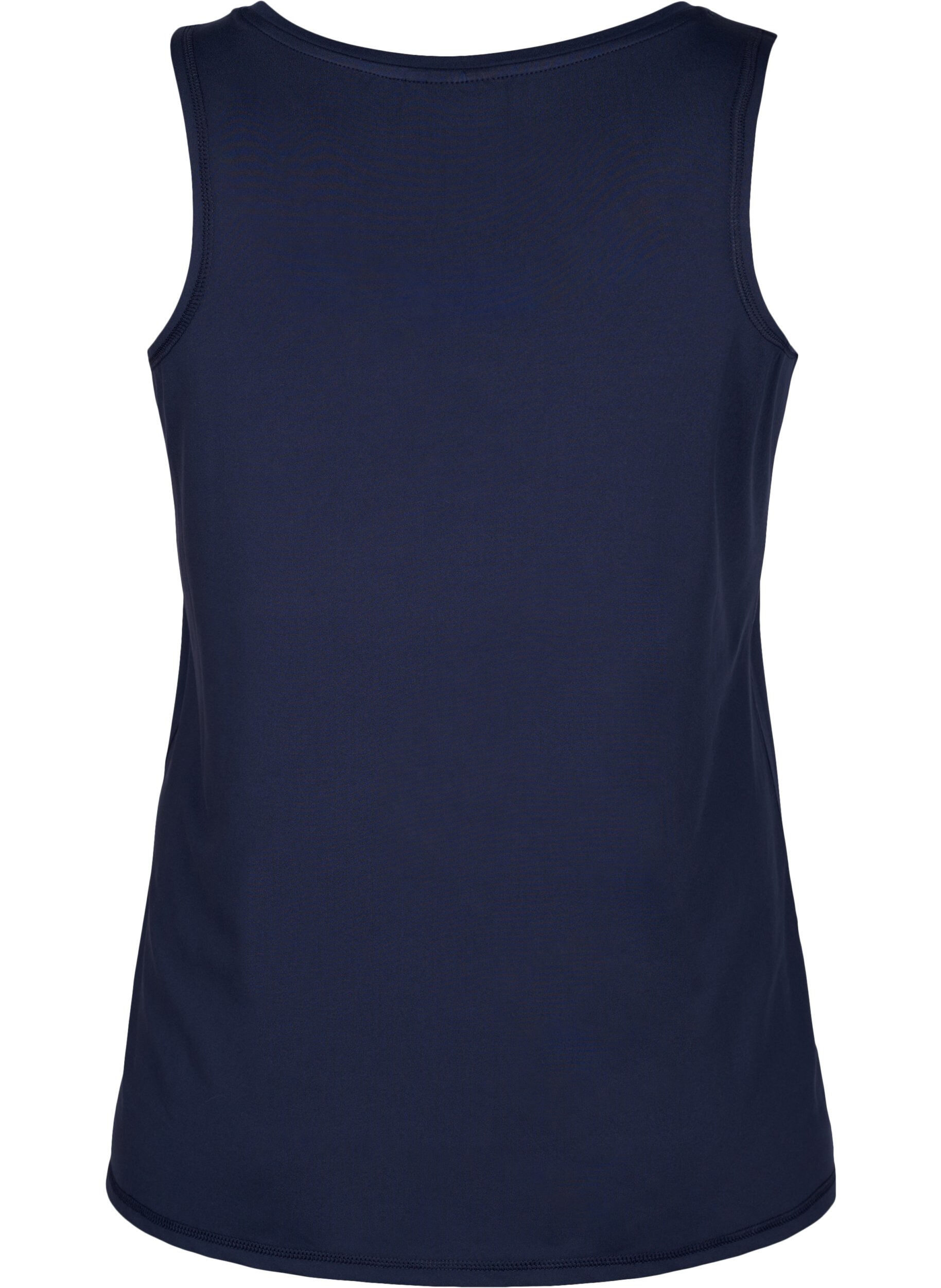 Zizzifashion Solid coloured training top with a round neck, Blue, Packshot image number 1