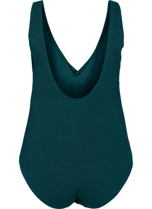 Swimsuit with wrap effect, Deep Teal, Packshot image number 1