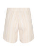 Striped shorts in a linen-viscose blend, Beige, Packshot image number 1