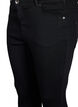 Cropped Amy jeans with a zip, Black, Packshot image number 2
