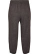Jersey trousers with a barrel fit and high waist, Dark Grey, Packshot image number 1