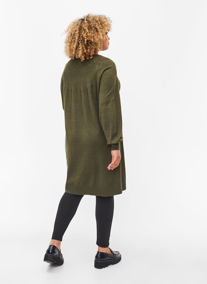 2-pack basic leggings, Black, Model image number 1