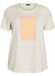 T-shirt with motif, White, Packshot image number 0