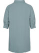Long viscose shirt with pockets and 3/4 sleeves, Balsam Green, Packshot image number 1