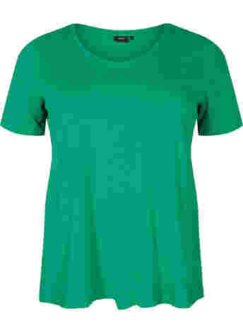 Basic plain cotton t-shirt
