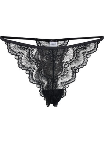 Lace g-string with a regular waist