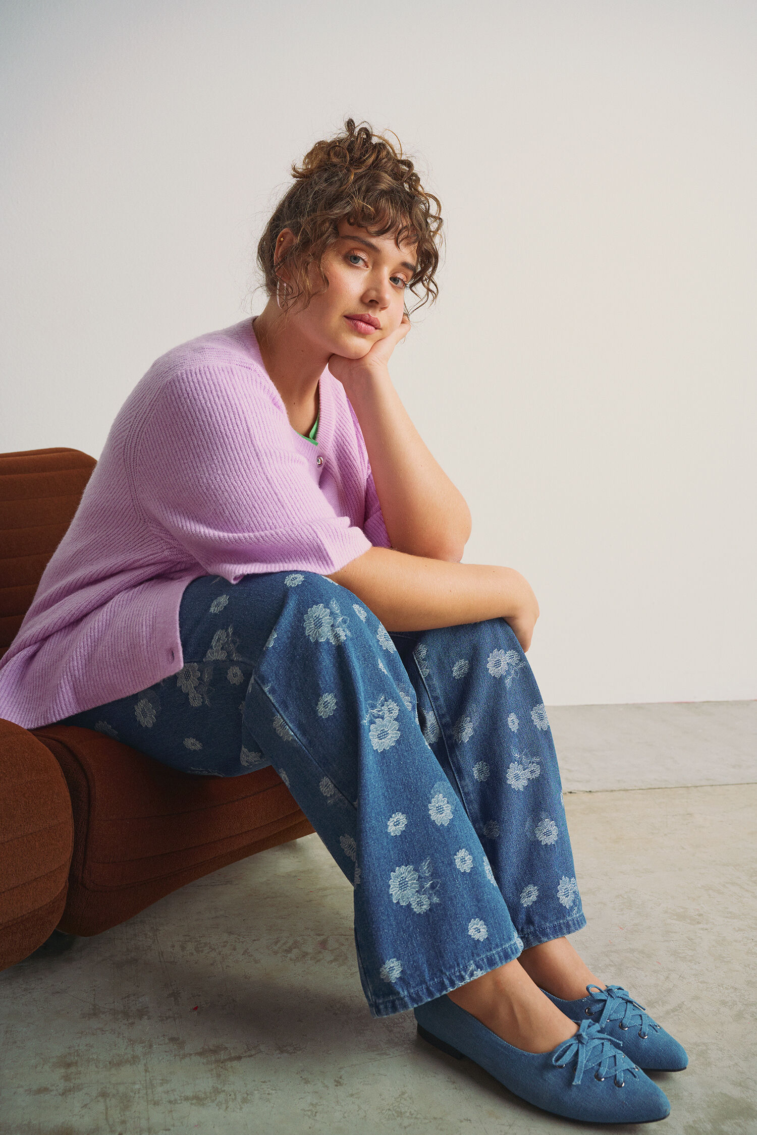 Zizzifashion Colourful knitwear, , Model