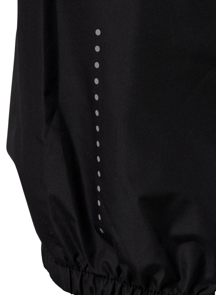Rain trousers with reflectors, Black, Packshot image number 3