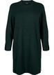 Knitted dress with a round neck and slit, Scarab Mel., Packshot image number 0