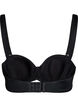 Padded strapless bra with detachable straps, Black, Packshot image number 1