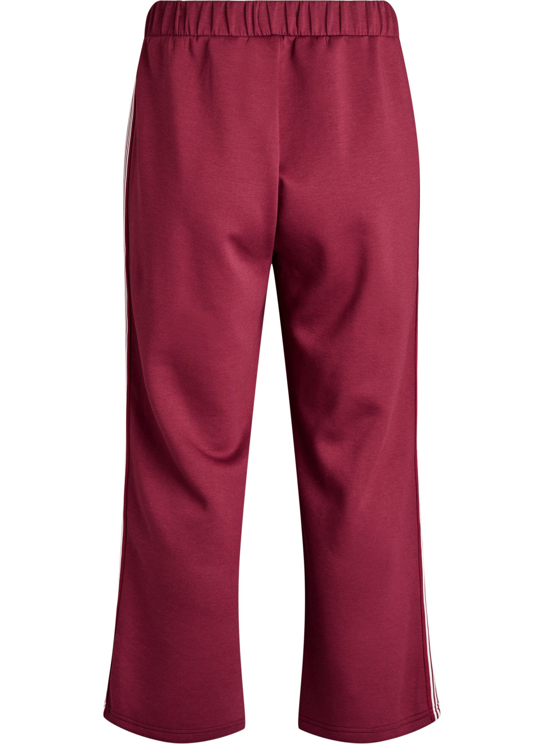 Zizzifashion Trousers with side stripes, Red, Packshot image number 1