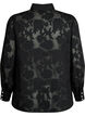 Jacquard shirt with pearl buttons, Black, Packshot image number 1