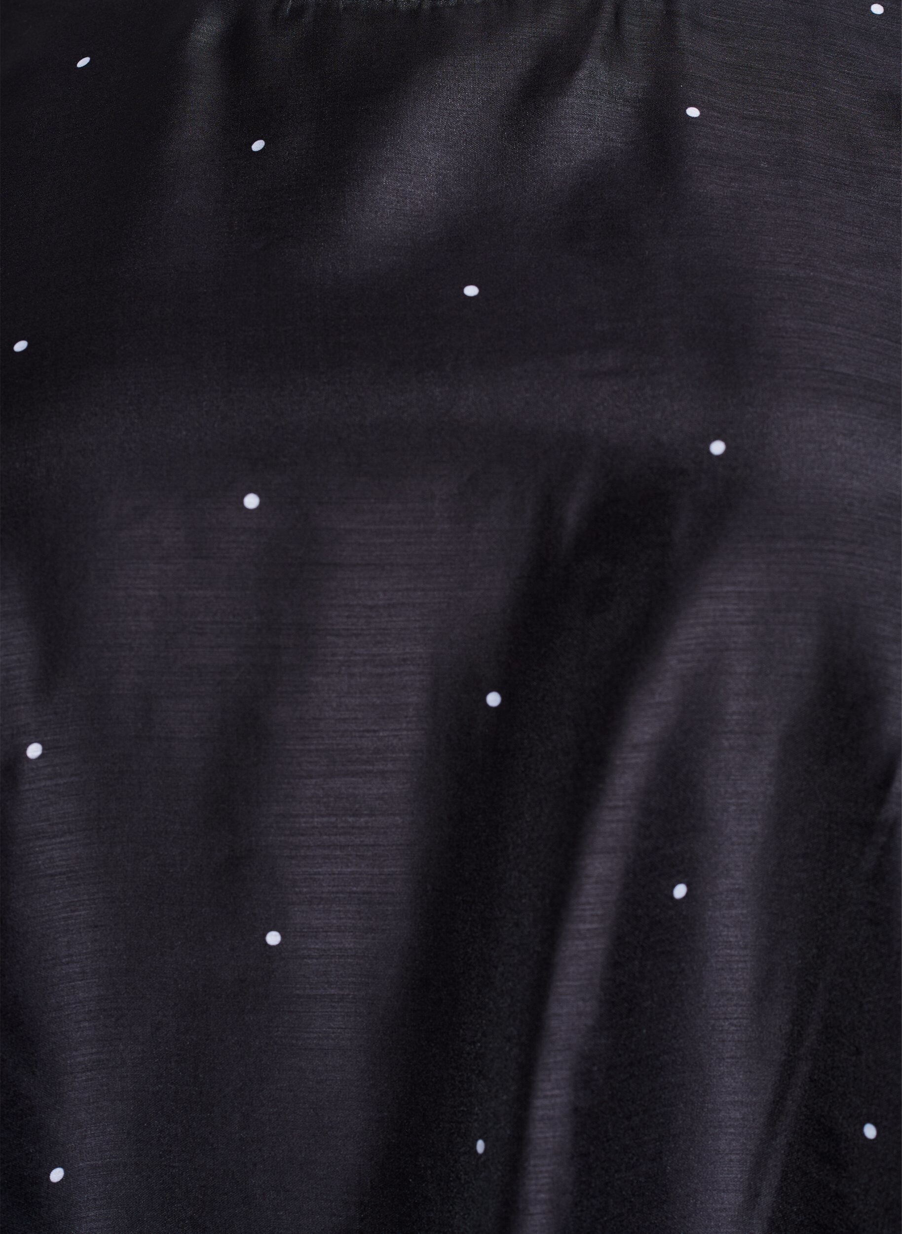 Zizzifashion Knee-length party dress with sheer sleeves, Black, Packshot image number 2